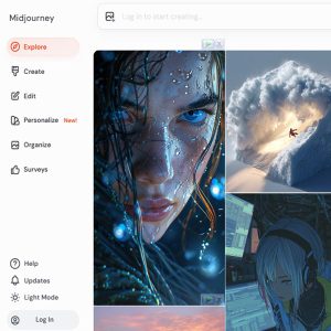 ابزارهای هوش مصنوعی برای طراحی گرافیک midjourney.com