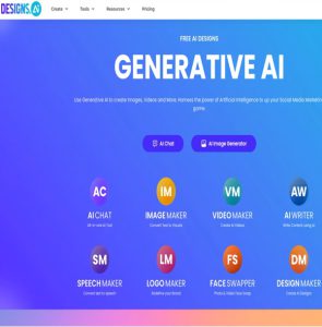 ابزارهای هوش مصنوعی برای طراحی گرافیک Designs.ai